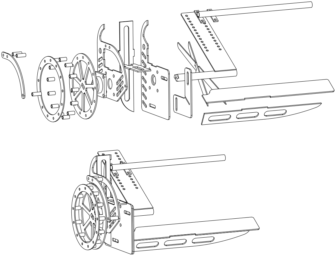 exploded view of Version 2